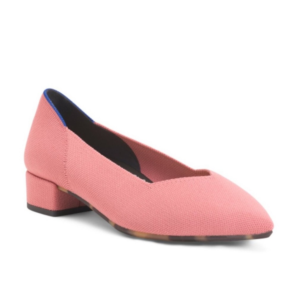Rothy's Pink Block Heel Shoes